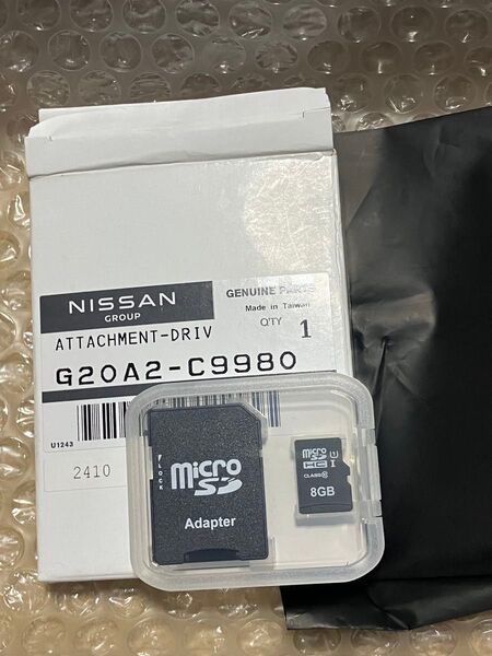 未使用品 日産純正ドラレコmicroSD 8GB