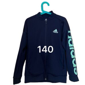 adidas 袖ロゴ ジャージジャケット 140
