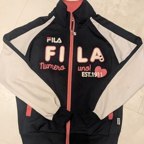 FILA ジャージ ネイビー ピンク ホワイト 160サイズ