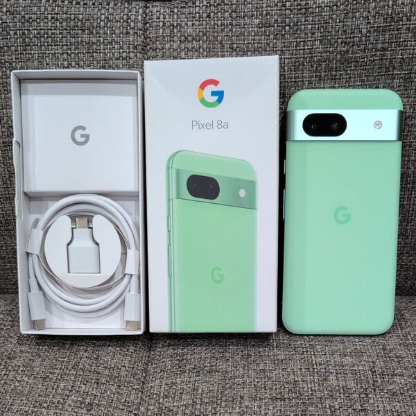Google Pixel 8a SIMフリー 128GB Aloe 美品 バッテリーサイクル73回