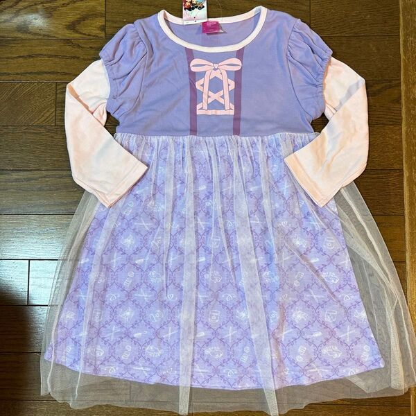 ディズニー ラプンツェル ワンピース&スパッツセット 120