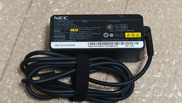 ★中古品★NEC 45W USB-C TYPE-C ACアダプター