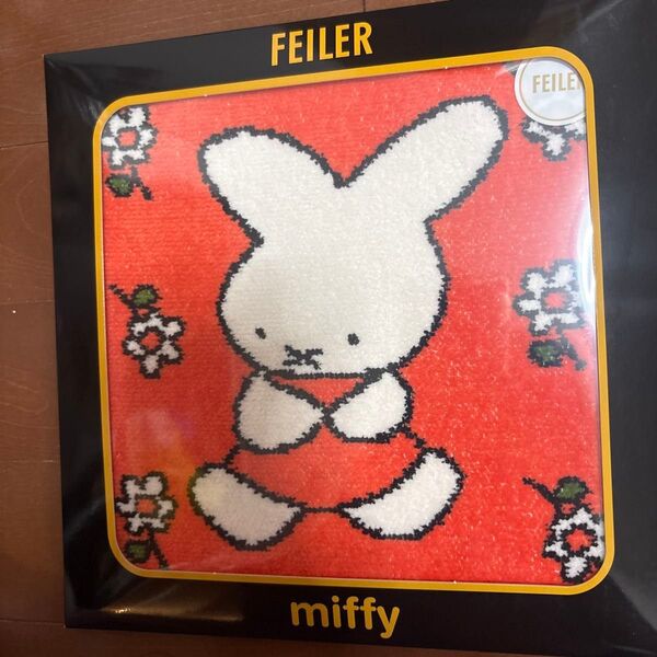 フェイラー ミッフィー FEILER ハンカチ 新品 オレンジ