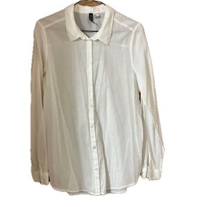 長袖シャツブラウス 美品M