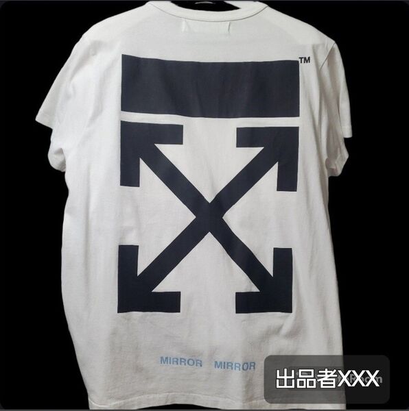 【希少■完売品■再生産なし】 Off-white Tシャツ オーバーサイズ ホワイト 白 サイズS半袖 アローロゴ