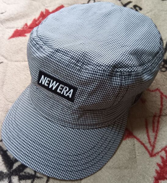 美品【NEW ERA】 ニューエラ ワークキャップ ギンガムチェック