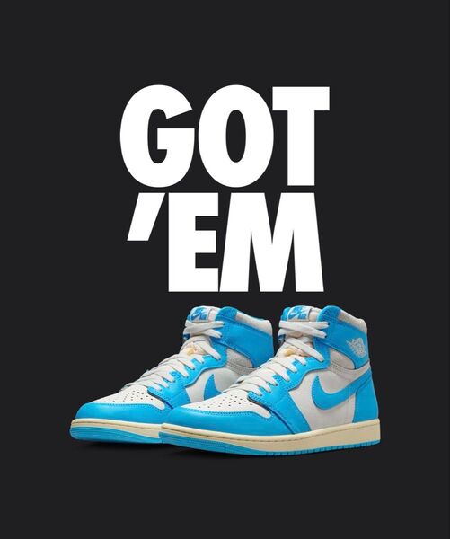 29.5cm Nike Air Jordan 1 High OG UNC Reimagined ナイキ エアジョーダン1