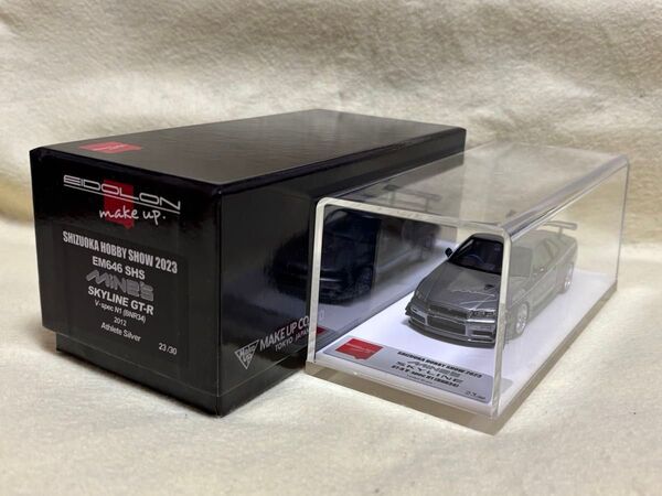 30台限定品 静岡ホビーショー2023 Makeup 1/43 Mine's Skyline GT-R V-spec N1
