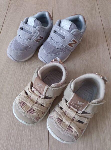 New Balance スニーカー(13cm) IFME ウォーターサンダル(12.5cm) 2点セット