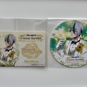 ブルーロック 乙夜影汰 コースター 招待パス風ステッカー Flower Garden Party
