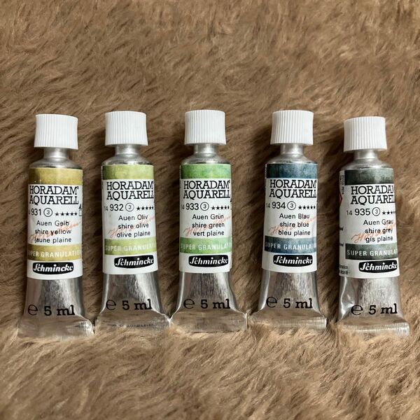 シュミンケホラダムaquarelle 水彩絵具 5ml 5個セット shire シャイア