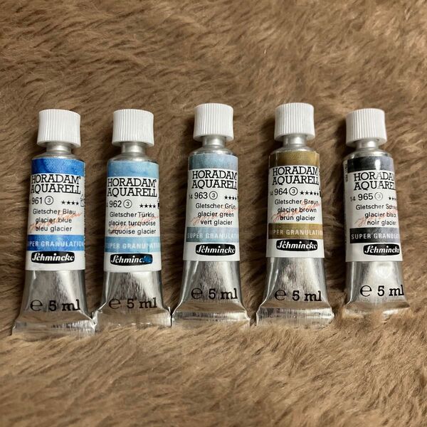 シュミンケホラダムaquarelle 水彩絵具 5ml 5個セット glacier グレイシャー
