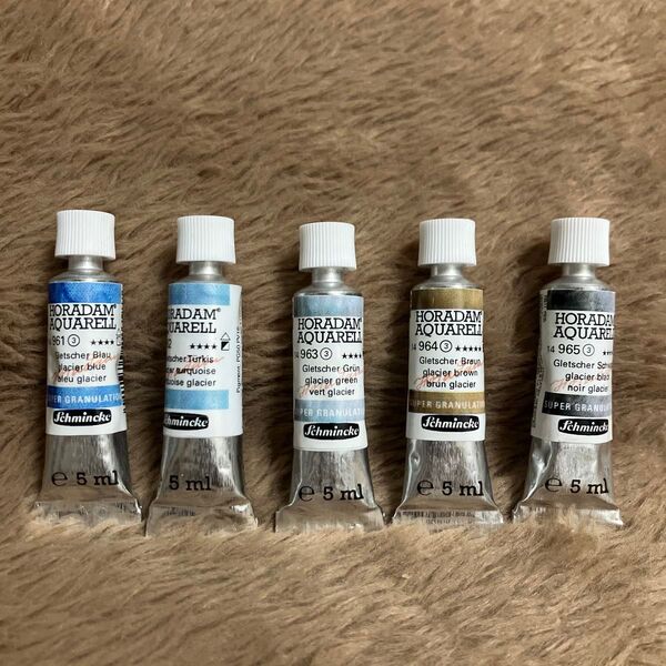 シュミンケホラダムaquarelle 水彩絵具 5ml 5個セット グレイシャー