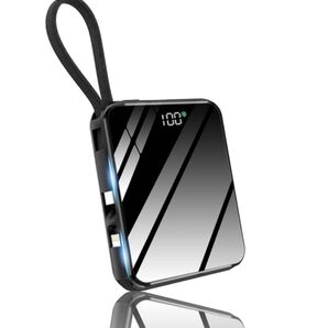 モバイルバッテリー 大容量 10000mAh 軽量 小型 急速充電 iPhone Android iPad 取説付き