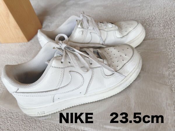 NIKE エアフォース 白 ホワイト23.5cm ナイキ シューズ AIR エアフォース1