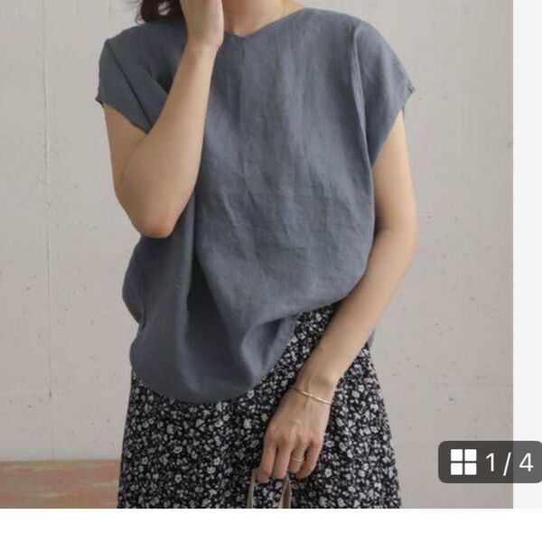 URBAN RESEARCH DOORS リネン100 2WAYフレンチタック