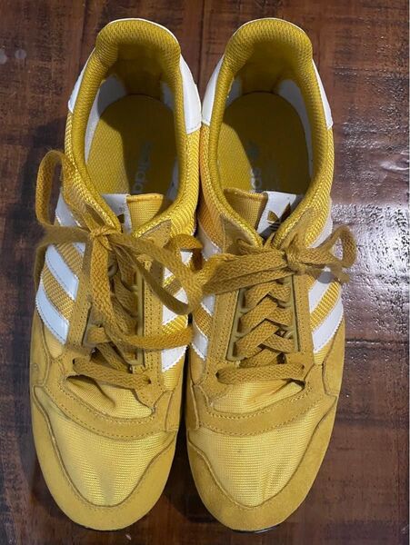 adidas アディダスオリジナルス/ZX 500 OG/ゼットエックス500/D65576/27.5cm/イエロー/スウェード