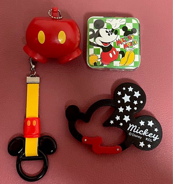 ディズニー ミッキーマウス リゾートライナーつり革キーチェーン キーホルダー ストラップ カラビナ タオルハンカチ