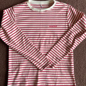 モンベルボーダー長袖Tシャツ150