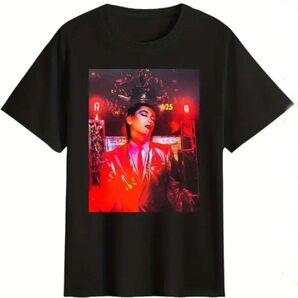 沢田研二 ジュリー Tシャツ 元祖グラムロック 和製デビッド・ボウイ 黒 ブラック