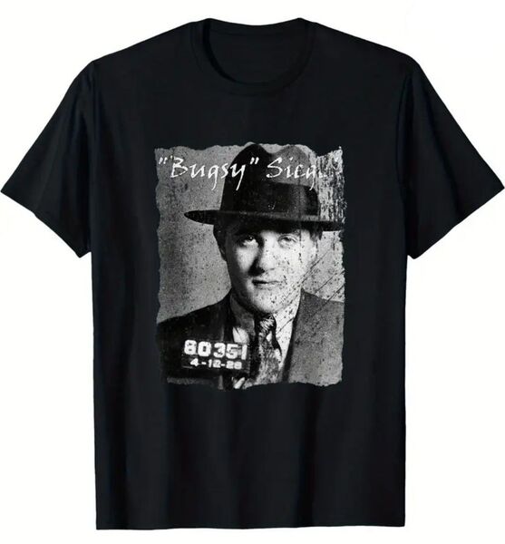 バグジー・シーゲル Tシャツ マフィア ギャング バンドT グッドフェローズ スカーフェイス アンタッチャブル 等お好き方に是非