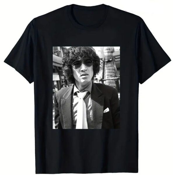 松田優作 Tシャツ 探偵物語 映画 ムービー ドラマ 黒 ブラック
