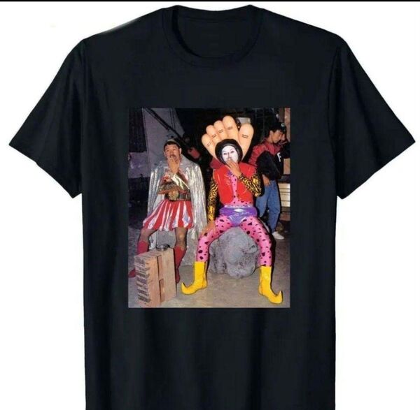 オレたちひょうきん族 北野武 ビートたけし 明石家さんま Tシャツ パロディ コメディアン おもしろ お笑い芸人 レアフォト