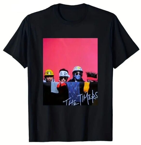 タイマーズ timers バンドTシャツ 黒 ブラック 忌野清志郎 RCサクセション ロック パンク ミュージック 春 夏