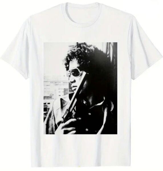 ☆本日限定特価! 松田優作 野獣死すべし Tシャツ ハードボイルド ムービー 映画 俳優 白 ホワイト