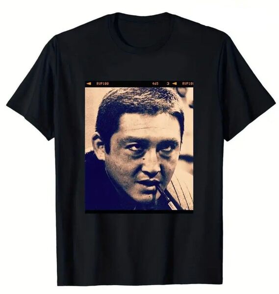 仁義なき戦い 松方弘樹 Tシャツ ムービーTシャツ 映画Tシャツ 黒 ブラック 春夏