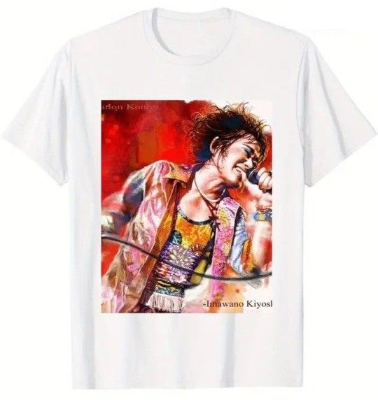 忌野清志郎 Tシャツ RCサクセション タイマーズ バンド 白 ホワイト