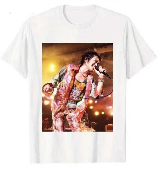 忌野清志郎 バンドTシャツ ロック ROCK 歌手 RCサクセション 白 ホワイト
