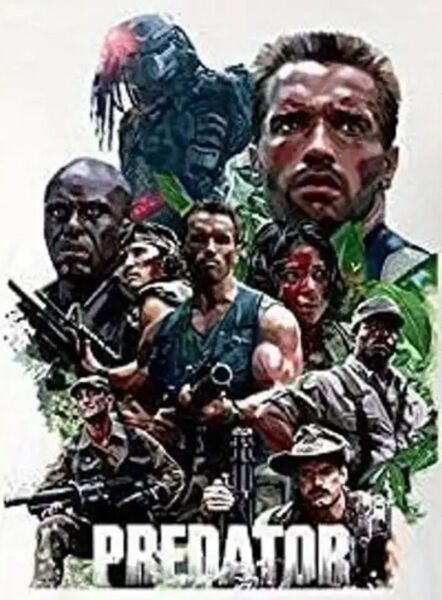 プレデター ムービーTシャツ Tシャツ アクション映画 アーノルド・シュワルツェネッガー