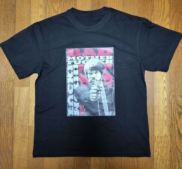 パルプフィクション BADMOTHERFUCKER Tシャツ ムービーTシャツ 映画Tシャツ クェンティンタランティーノ 黒
