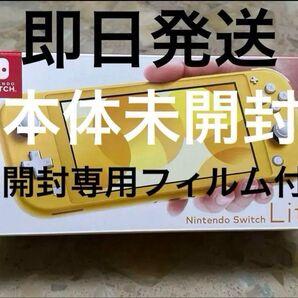 【新品未開封】Nintendo Switch Lite イエロー+ブルーライトカット保護フィルム