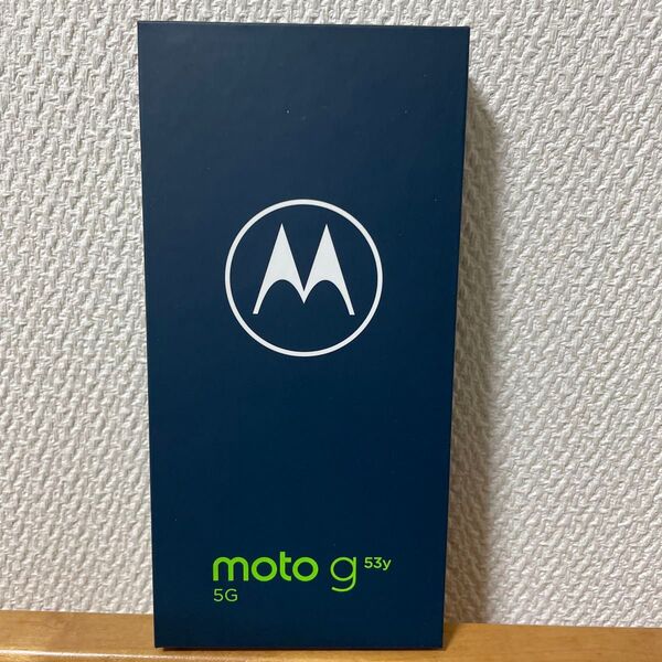 【新品未使用】moto g53y 5G 6.5インチ メモリー4GB ストレージ128GB インクブラック ワイモバイル