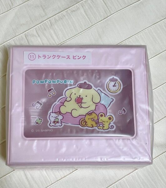 新品 サンリオ くじ プリン トランクケース ピンク