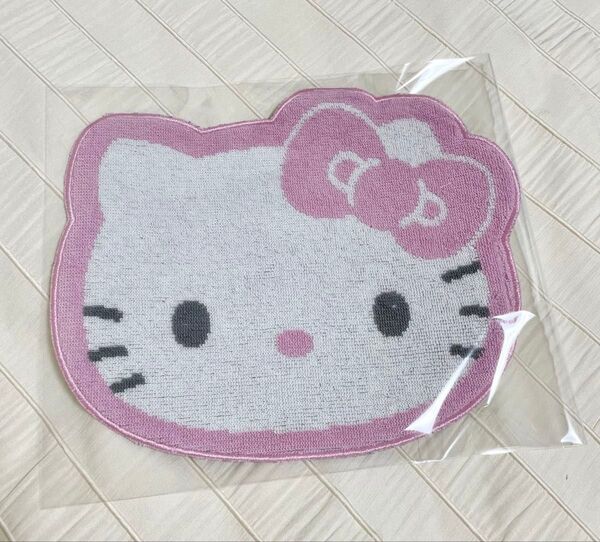 新品 サンリオ キティ ハンカチ タオル ピンク