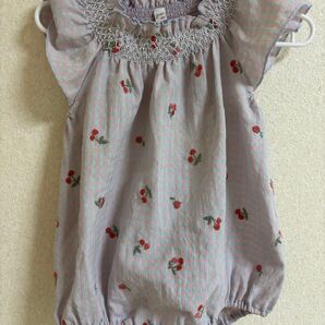 ベビー服 ロンパース フリル