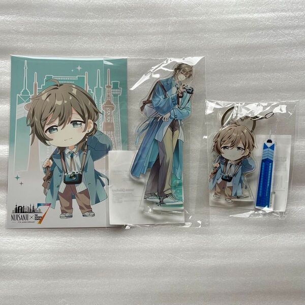 にじさんじ 7大タワー アクリルスタンド ご当地キーホルダー 叶 にじ7タワー アクスタ アクキー ポストカード セット