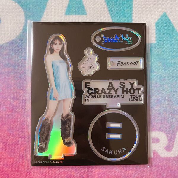 LE SSERAFIM Le Sserafim ルセラフィムEASY CRAZY HOT JAPAN サクラ アクリルスタンド