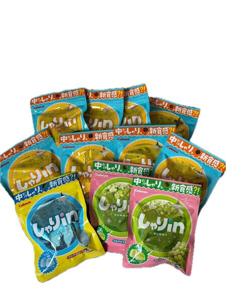 しゃりinグミ さわやかレモン味7 さわやかマスカットソーダ味2 さわかやソーダ味1