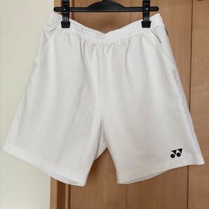 YONEX 吸汗速乾 ハーフパンツ L ホワイト