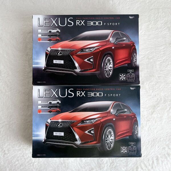 【未開封】 LEXUS レクサス RX300 F SPORT フルファンクション ラジコン レッド 赤 2台セット