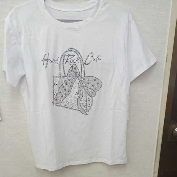 Hard Rock Cafe Tシャツ ラインストーンロゴ