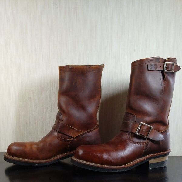 RED WING エンジニアブーツ ブラウン スチール入り