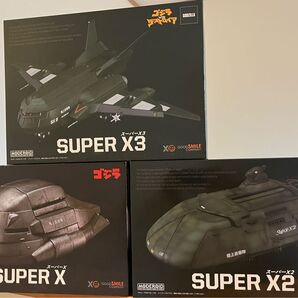 3個セット MODEROID スーパーX X2 X3シリーズ ゴジラ プラモデル 新品未開封 モデロイド グッドスマイルカンパニー