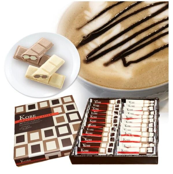 モンロワール チョコレートスティック 2色24個入り