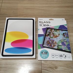 【新品未開封】Apple iPad 第10世代 64GB (MPQ03J/A) Wi-Fiモデル シルバー ガラスフィルム付き