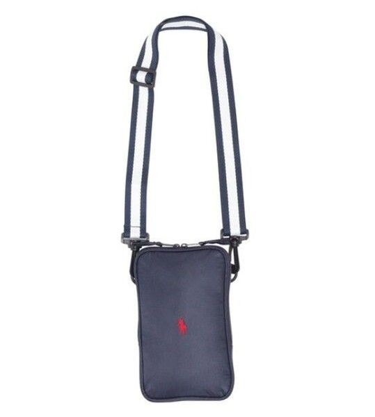 新品 未使用 ポロラルフローレン コンパクト ポーチ POLOワンポイント レディース メンズ ショルダーバッグ